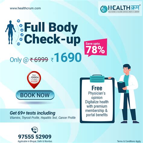 Full Body Checkup, FREE Home Pickup and Dr. Consultation